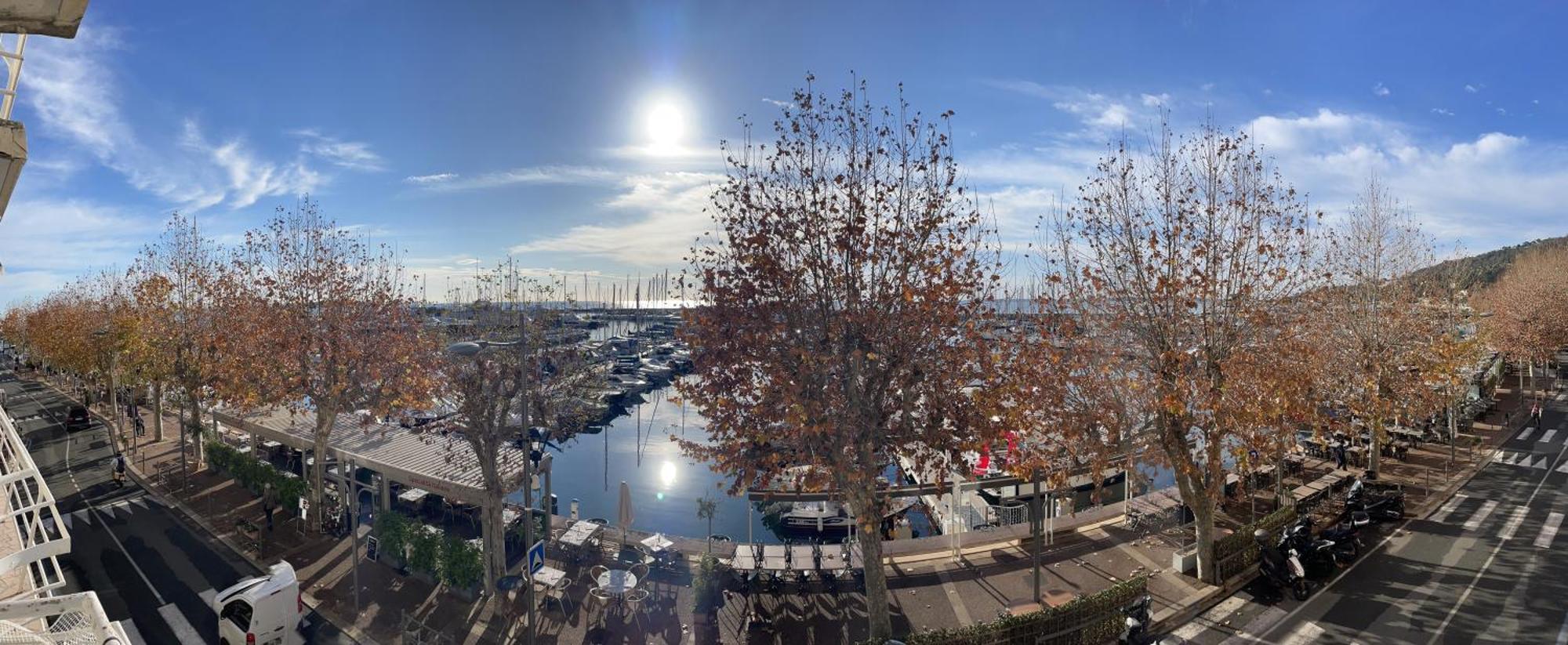 Le Petit Pinson Meerblick Port Golfe-Juan Zewnętrze zdjęcie